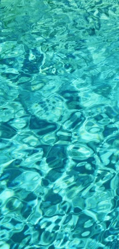 Aqua water texture mobile wallpaper with serene ripple effect.