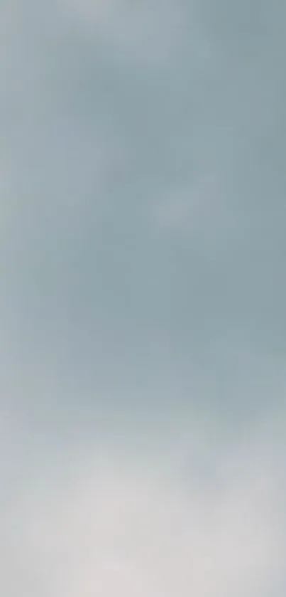 Light blue sky mobile wallpaper with a serene and calming aesthetic.