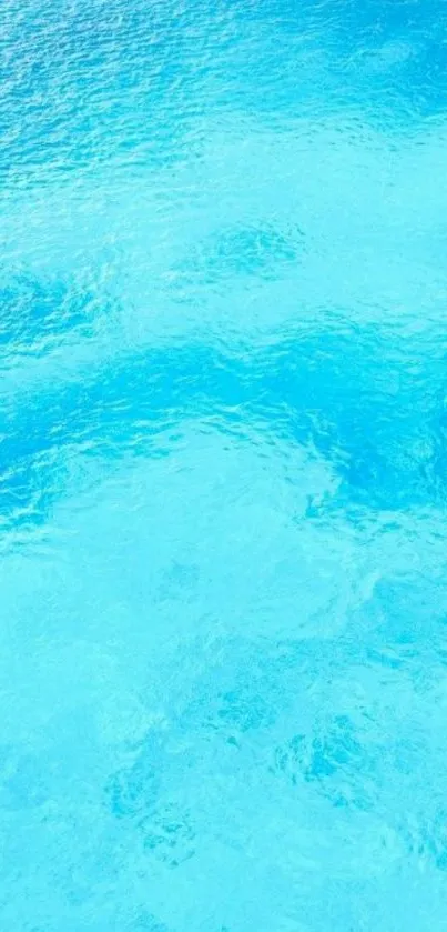 Serene blue water texture mobile wallpaper.