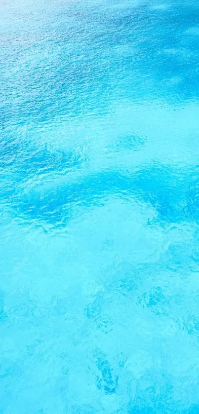 Serene aquamarine ocean blue mobile wallpaper, capturing tranquil water textures.