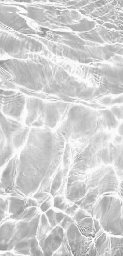 Minimalist grayscale water texture wallpaper for phones.