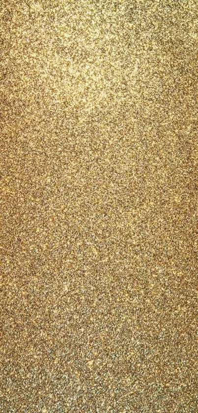 Shimmering gold glitter wallpaper for phone