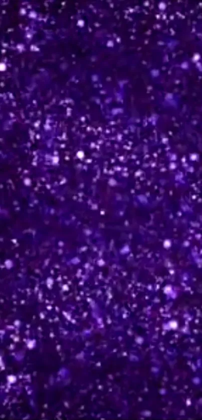 Purple galaxy wallpaper with sparkling stars