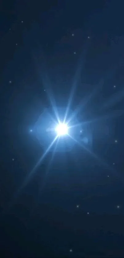 Sky Art Electric Blue Live Wallpaper