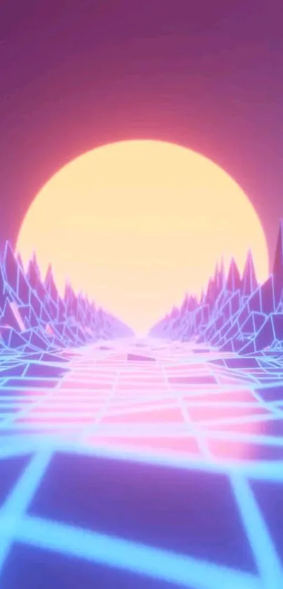 Sky Purple Art Live Wallpaper