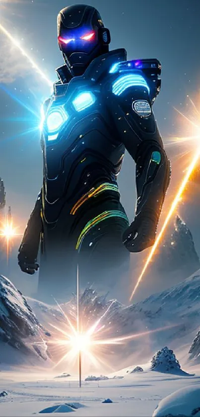 Sky Snow Light Live Wallpaper