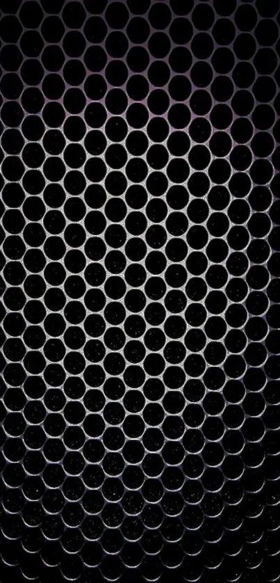 Black hexagonal pattern with sleek, modern design.