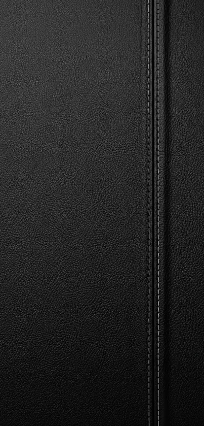 Black leather texture wallpaper with sleek design.