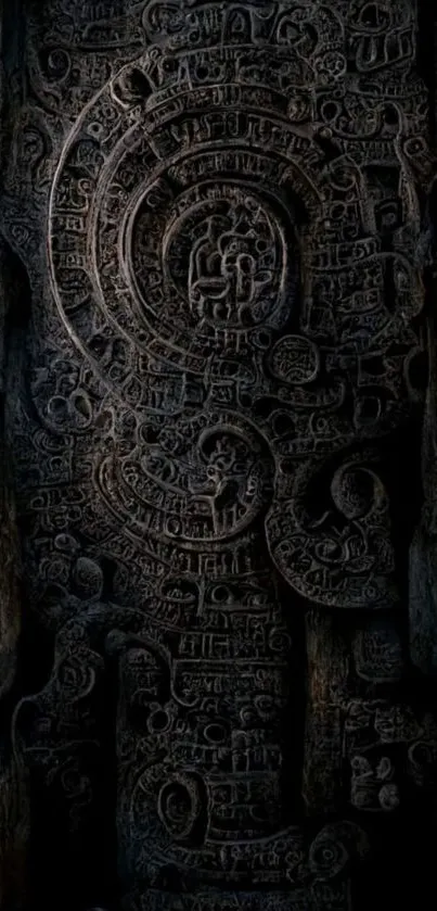 Sleek black minimalist phone wallpaper.