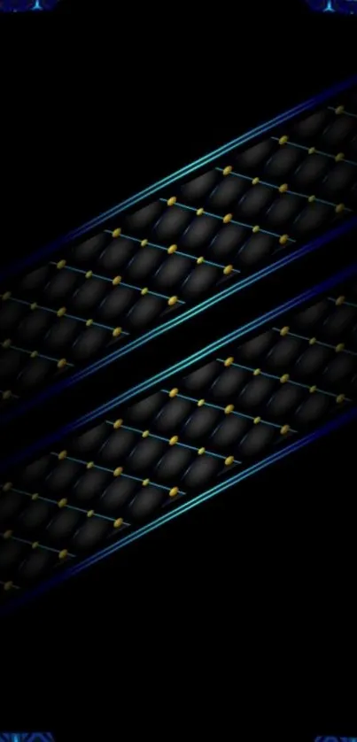 Dark sleek pattern wallpaper for mobile.