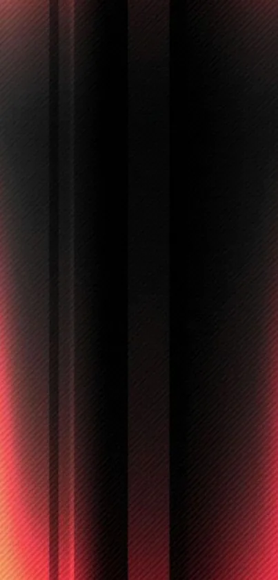 Sleek gradient wallpaper in vibrant red and black hues.