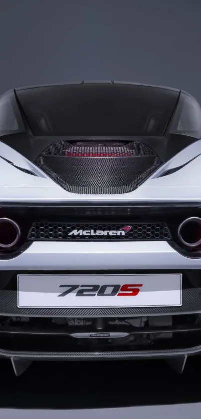 Sleek McLaren 720S Rear View - free download