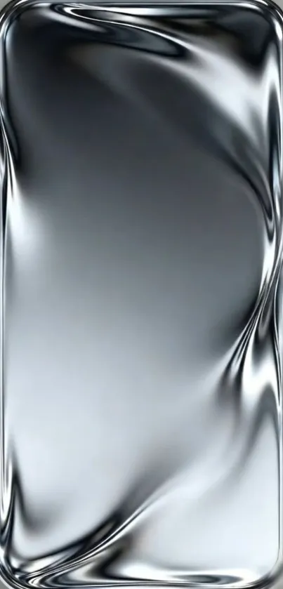 Sleek metallic abstract phone wallpaper