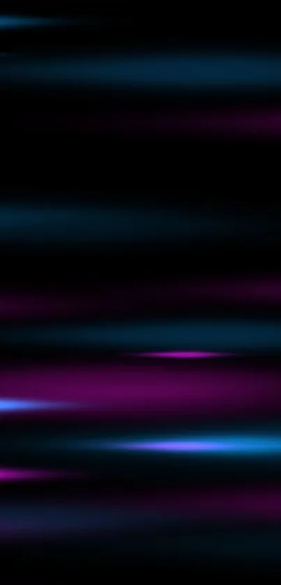 Abstract dark purple and blue neon gradient wallpaper.