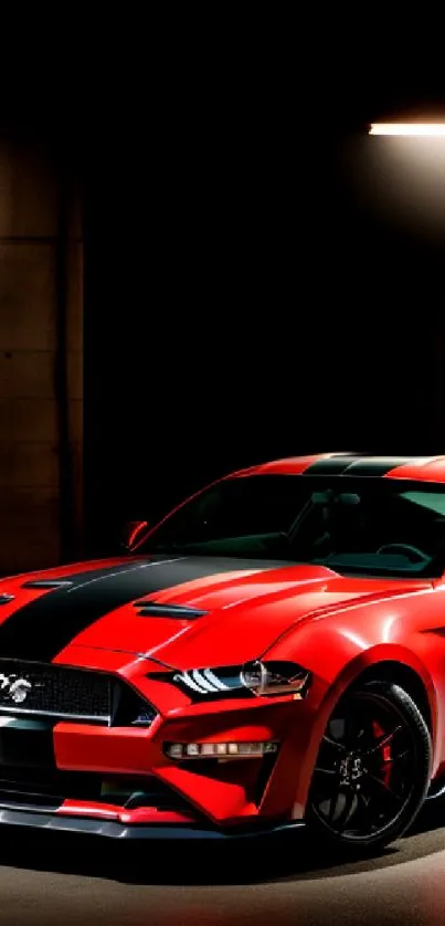 Sleek red sports car wallpaper featuring a modern design and high-performance style.