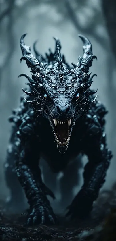 Slowly Walking Dragon Roars Live Wallpaper