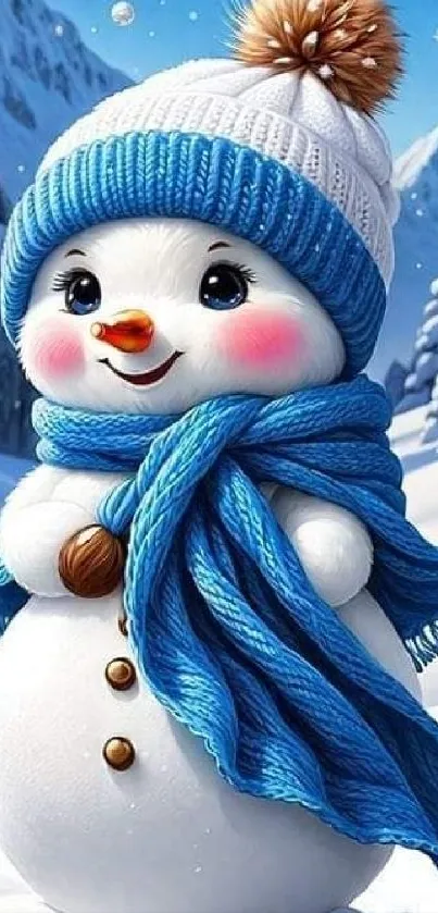 Snowman Snow White Live Wallpaper