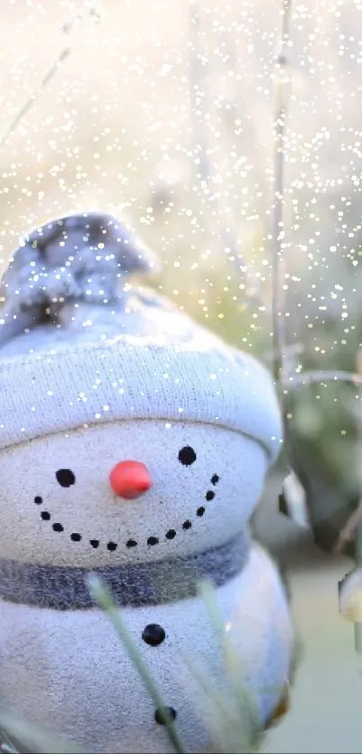 Snowman Toy Happy Live Wallpaper