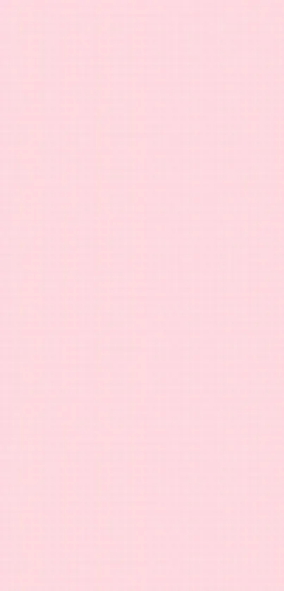 Soft pink mobile wallpaper with a minimalist design.