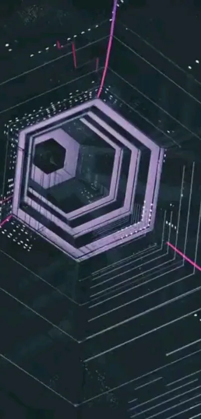 Space Symmetry Triangle Live Wallpaper