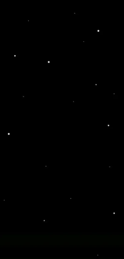 Minimalist cartoon astronaut in space on a black starry background.