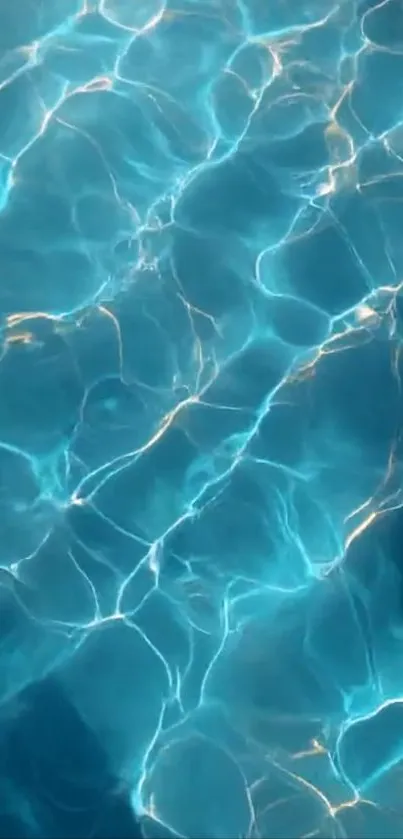 A shimmering blue water pattern with ripples, perfect for a calming mobile wallpaper.