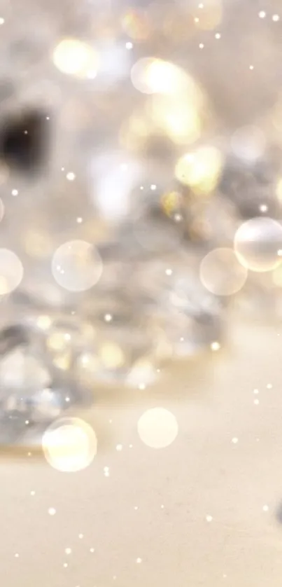 Sparkling diamond stones on a white background, perfect for mobile wallpaper.