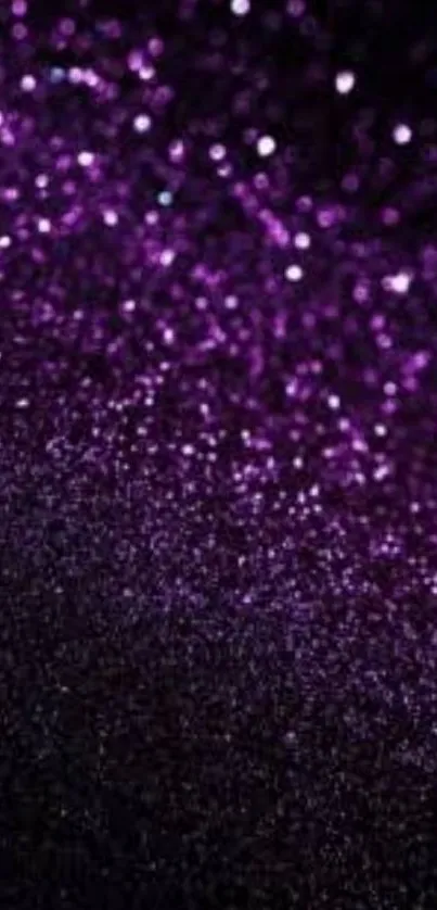 Sparkling purple glitter wallpaper for mobile phone