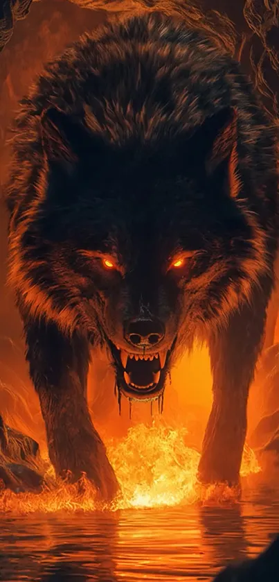 Speedy Wolf On Attack Live Wallpaper