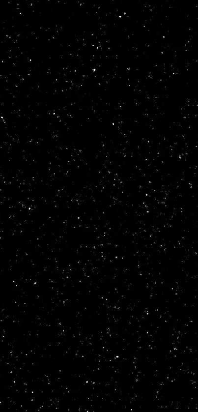 A starlit black sky with sparkling stars, ideal for wallpaper.