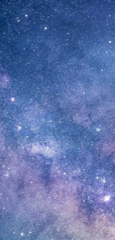 Starry night galaxy wallpaper with cosmic patterns.