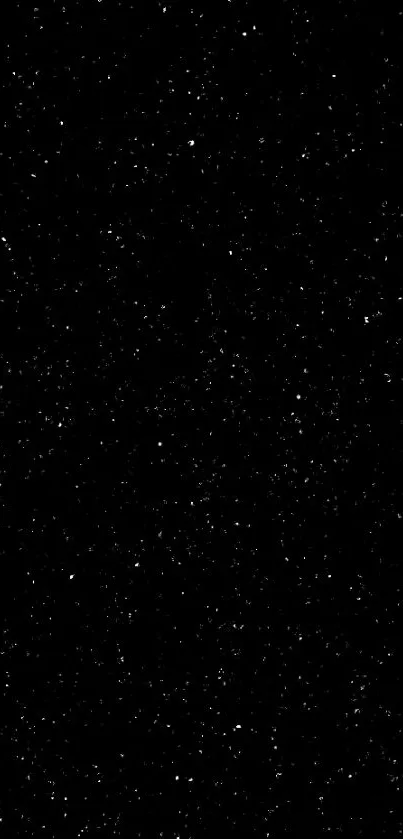 Black wallpaper featuring night sky with stars, ideal for peaceful screen setting.