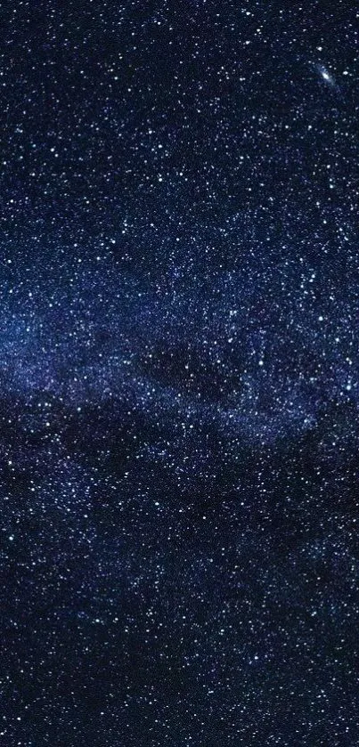 Vibrant starry night sky wallpaper for mobile with cosmic allure.