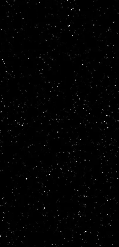 Starry night sky wallpaper with twinkling stars on a black background.