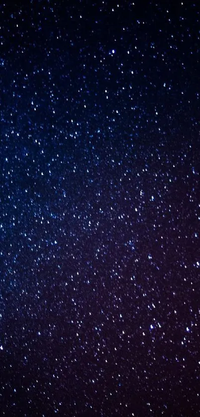 A mesmerizing starry night sky wallpaper for mobile devices, showcasing countless stars.