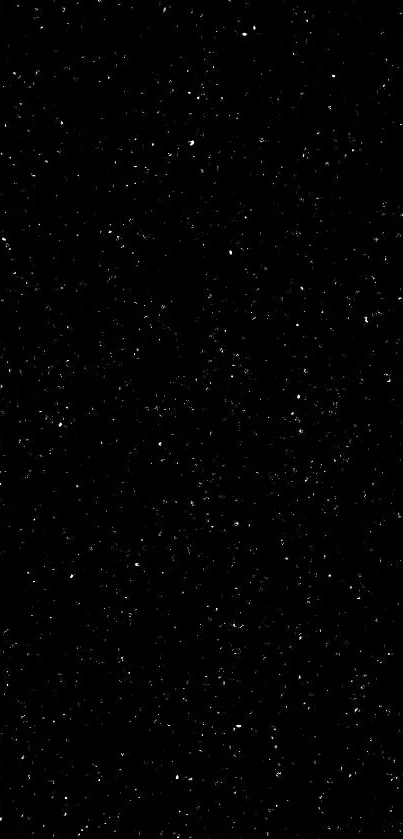 Black starry night sky wallpaper with countless stars.