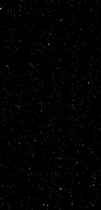 Mobile wallpaper showing a starry night sky with scattered shining stars.