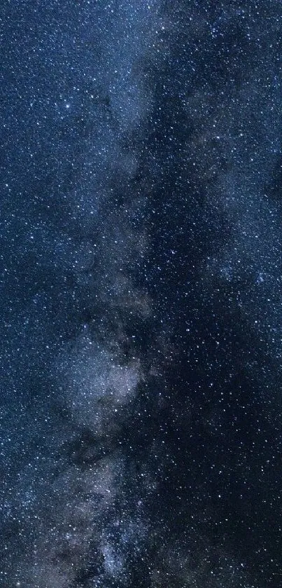 Beautiful starry night sky wallpaper featuring the Milky Way galaxy.