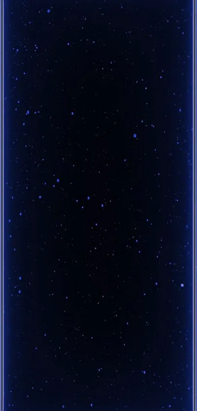 Starry night galaxy wallpaper with dark blue hues and cosmic theme.