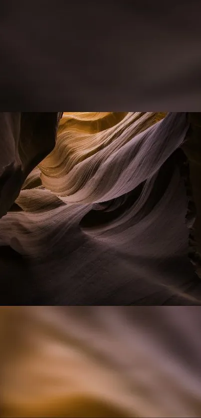 Mobile wallpaper featuring Antelope Canyon's stunning natural curves and vivid colors.