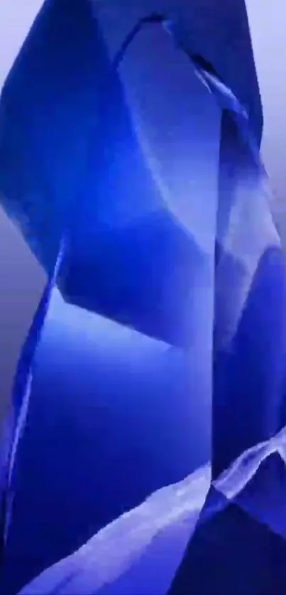 Stunning abstract blue crystal wallpaper design for mobile.