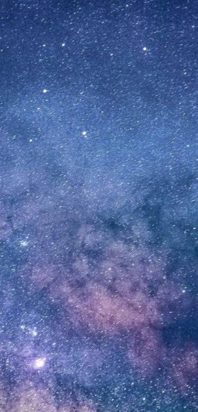 Galaxy wallpaper with starry night sky and cosmic colors.