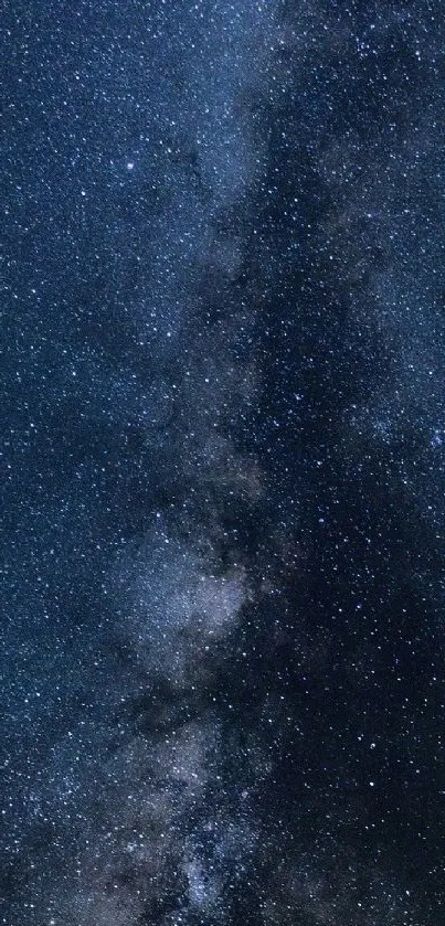 A breathtaking starry sky wallpaper showcasing the Milky Way at night.