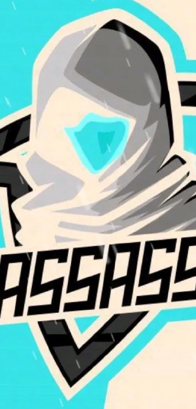 Stylized Assassin logo with cyan accents.