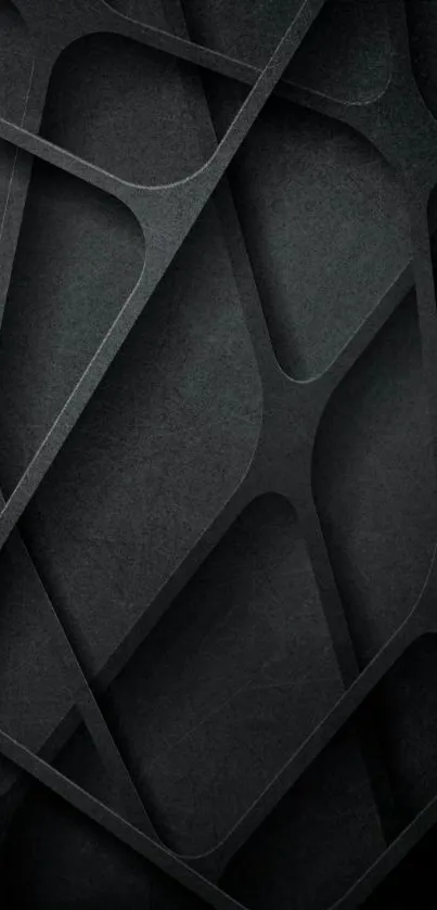 Modern dark wallpaper with geometric shapes.