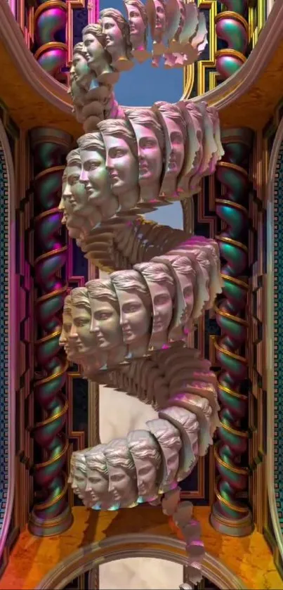 Symmetry Still Life Photography Neon Live Wallpaper