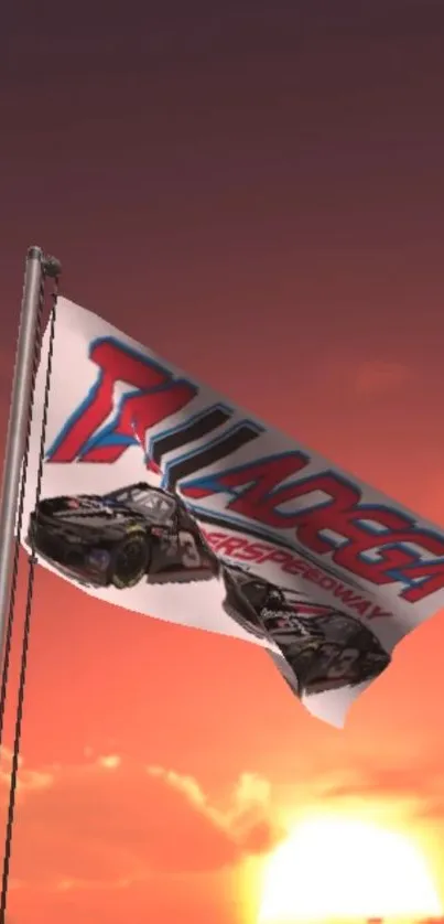 Talladega Sunset Flag Wallpaper - free download