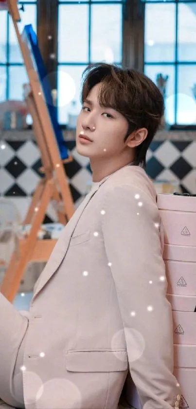 Textile Sleeve Dress Shirt Live Wallpaper