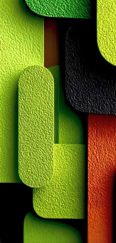 Colorful geometric textured wallpaper art.