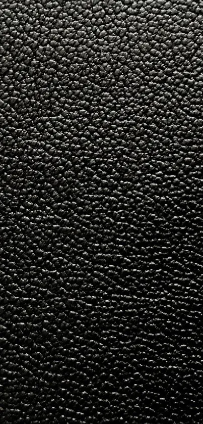 Textured black leather pattern wallpaper.